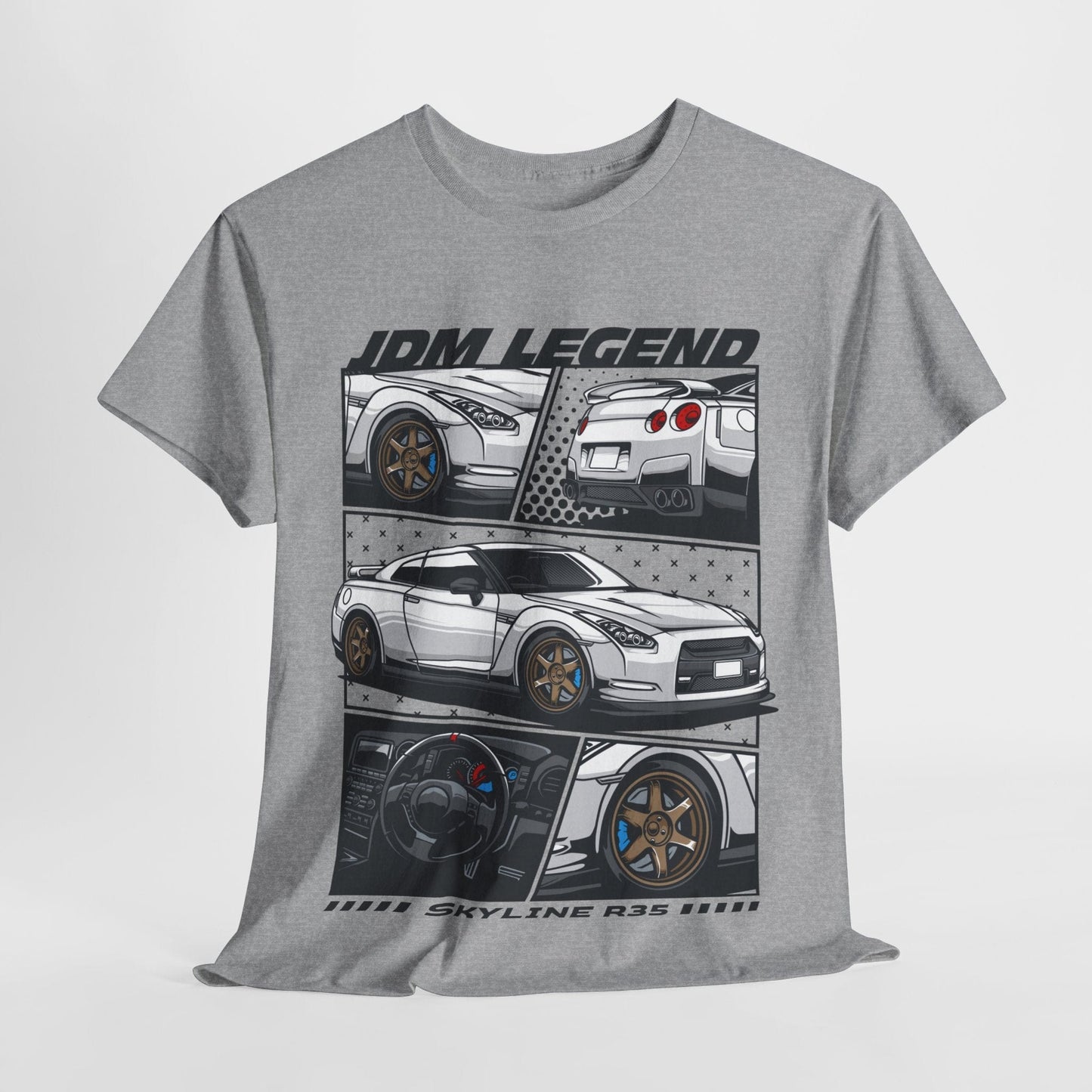 JDM Legend Skyline R35 TShirt Printify Graphic T-Shirt Australia -  Cool Graphic T-Shirts Online - 