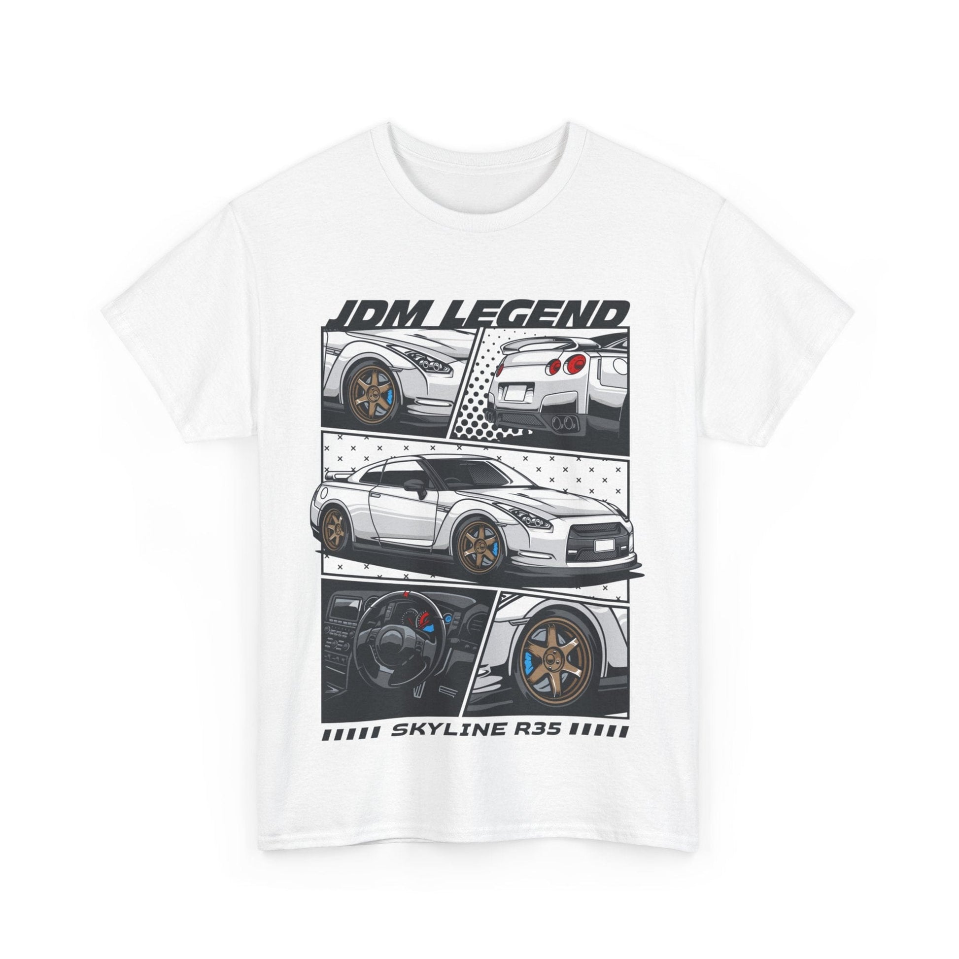 JDM Legend Skyline R35 TShirt Printify Graphic T-Shirt Australia -  Cool Graphic T-Shirts Online - 