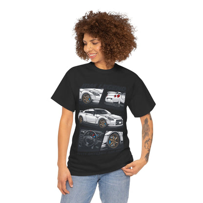 JDM Legend Skyline R35 TShirt Printify Graphic T-Shirt Australia -  Cool Graphic T-Shirts Online - 