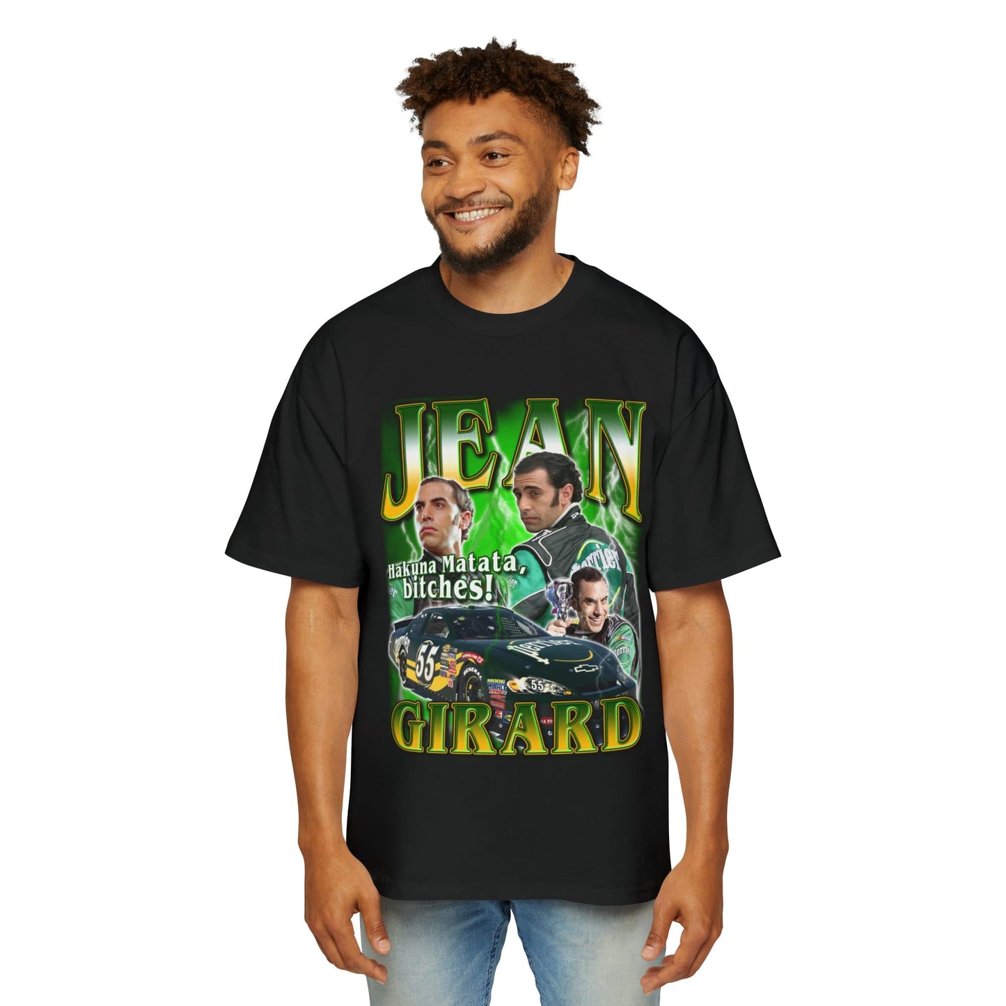 Jean Girard Oversized Tee Graphic Tees Australia Graphic T-Shirt Australia -  Cool Graphic T-Shirts Online - 