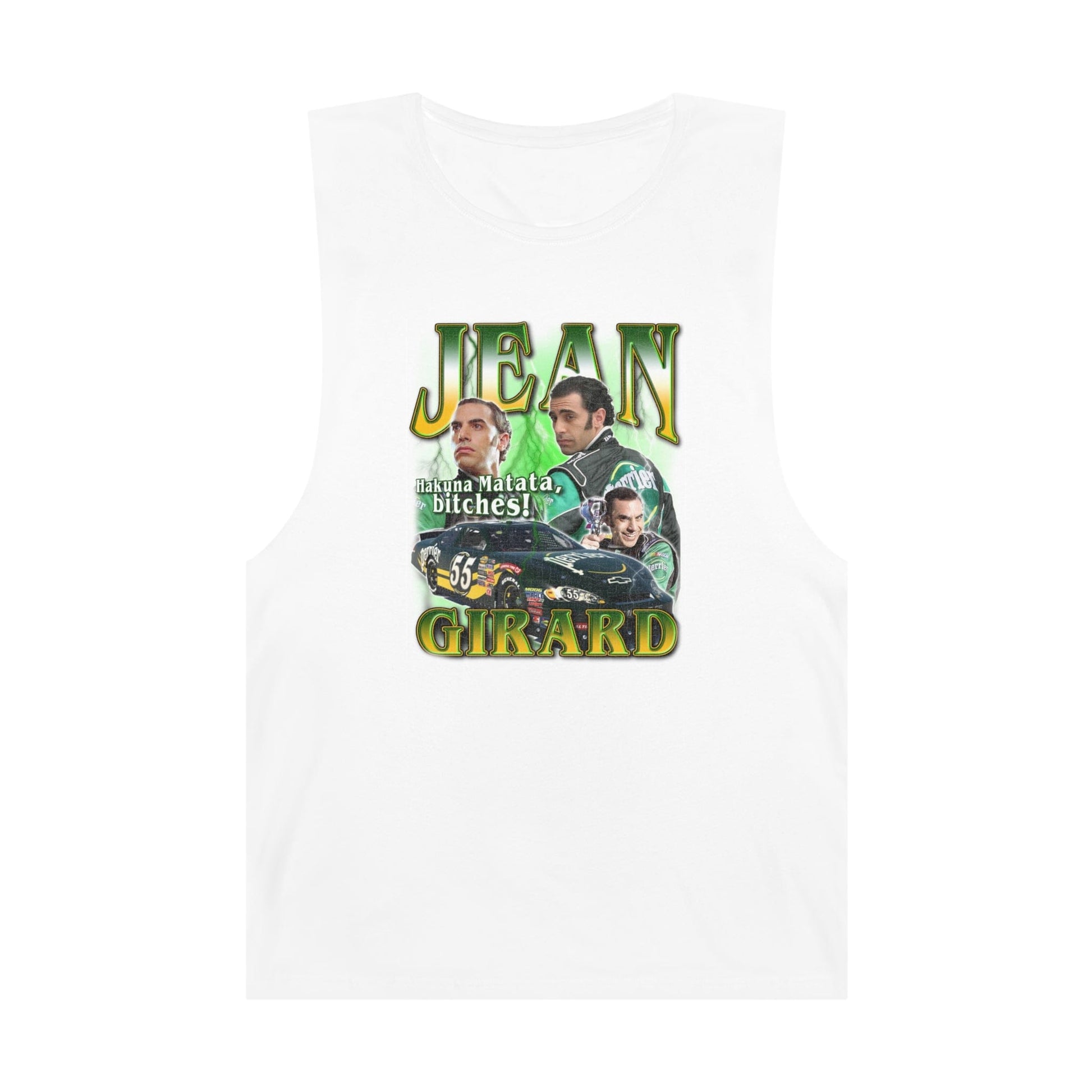 Jean Girard Tank Top Graphic Tees Australia White / XS Graphic T-Shirt Australia -  Cool Graphic T-Shirts Online - 