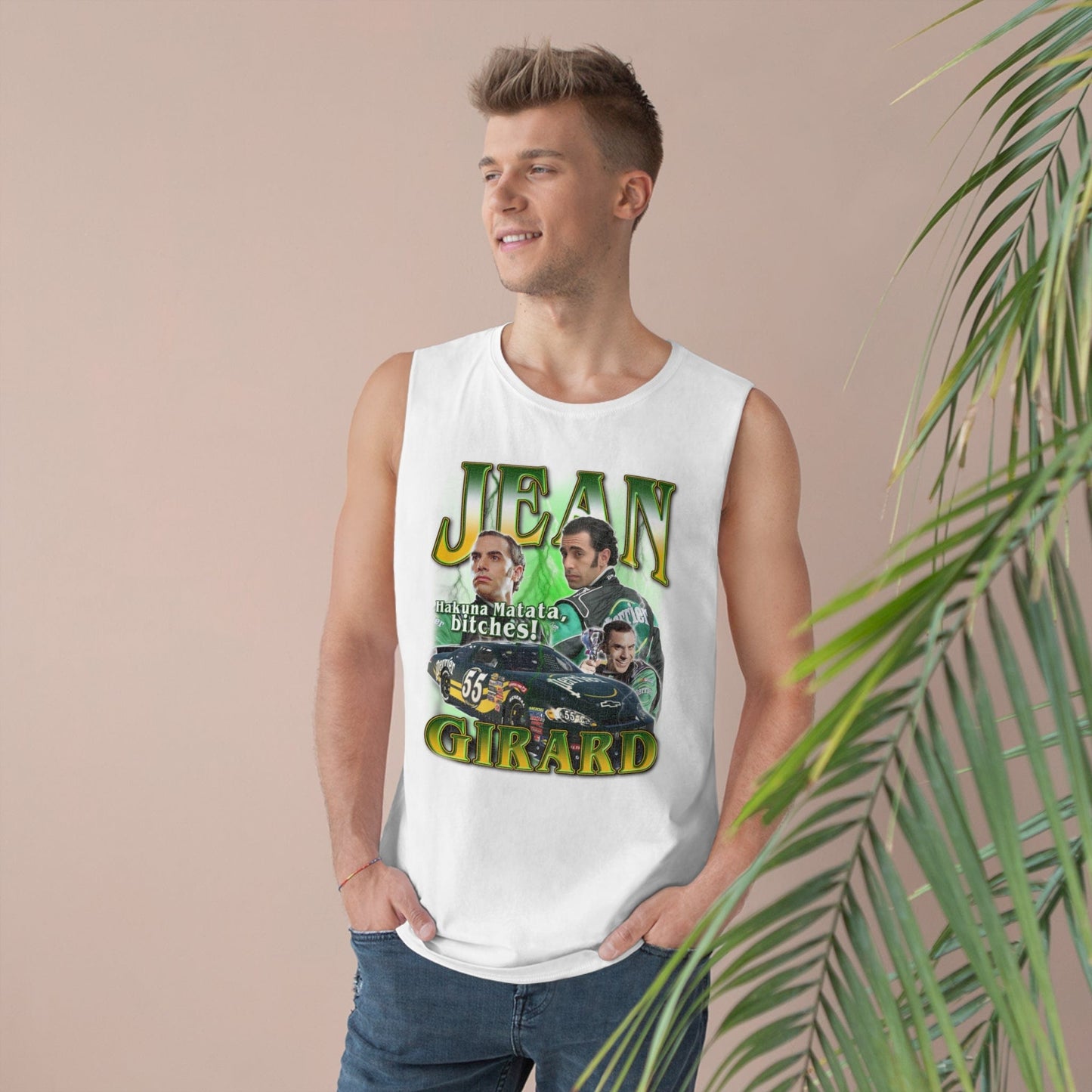 Jean Girard Tank Top Graphic Tees Australia Graphic T-Shirt Australia -  Cool Graphic T-Shirts Online - 