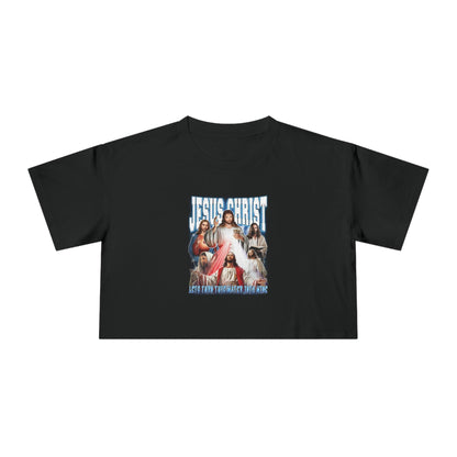 Jesus Christ Vintage Crop Tee Graphic Tees Australia Graphic T-Shirt Australia -  Cool Graphic T-Shirts Online -  Jesus Christ Vintage Crop Tee | Women's graphic tees australia