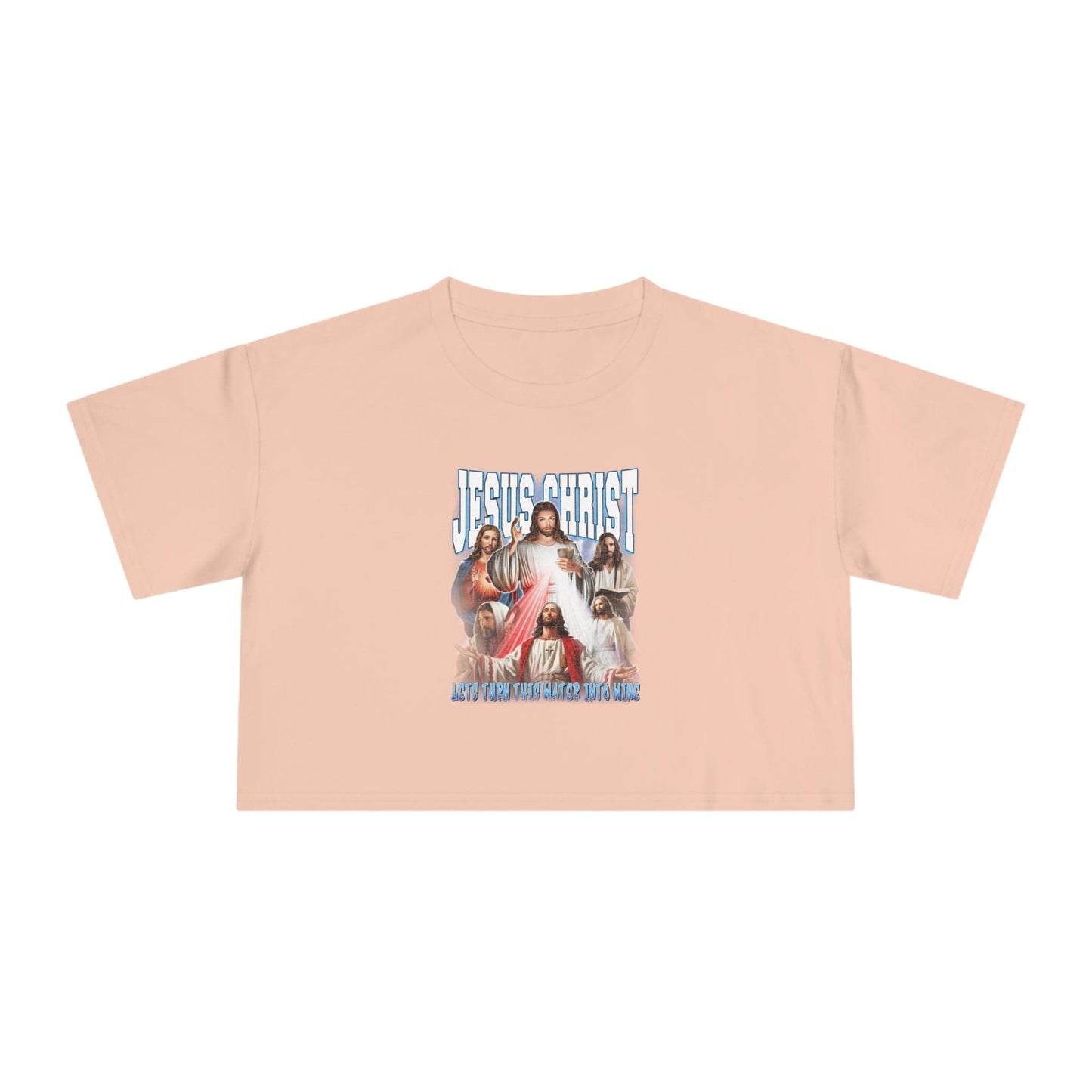 Jesus Christ Vintage Crop Tee Graphic Tees Australia Graphic T-Shirt Australia -  Cool Graphic T-Shirts Online -  Jesus Christ Vintage Crop Tee | Women's graphic tees australia