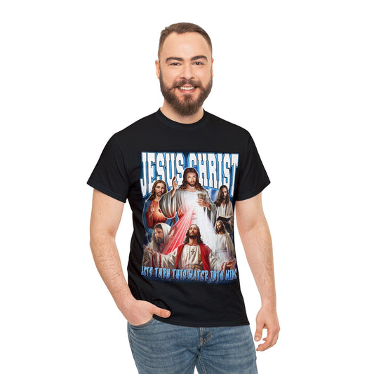 Jesus Christ Vintage Graphic Tee Graphic Tees Australia Graphic T-Shirt Australia -  Cool Graphic T-Shirts Online -  Jesus Christ Vintage T-Shirt | Funny Graphic T-Shirt Australia