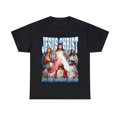 Jesus Christ Vintage Graphic Tee Graphic Tees Australia Black / S Graphic T-Shirt Australia -  Cool Graphic T-Shirts Online -  Jesus Christ Vintage T-Shirt | Funny Graphic T-Shirt Australia