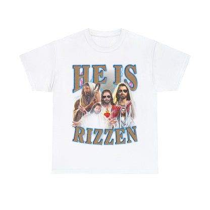 Jesus He Is Rizzen Graphic Tee Graphic Tees Australia Graphic T-Shirt Australia -  Cool Graphic T-Shirts Online -  Jesus He Is Rizzen T-Shirt | Funny T-Shirts Australia