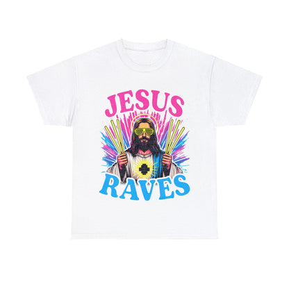 Jesus Raves Graphic Tee Graphic Tees Australia Graphic T-Shirt Australia -  Cool Graphic T-Shirts Online -  Jesus Raves Graphic Tee | Jesus Graphic T-Shirts Australia