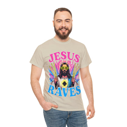 Jesus Raves Graphic Tee Graphic Tees Australia Graphic T-Shirt Australia -  Cool Graphic T-Shirts Online -  Jesus Raves Graphic Tee | Jesus Graphic T-Shirts Australia