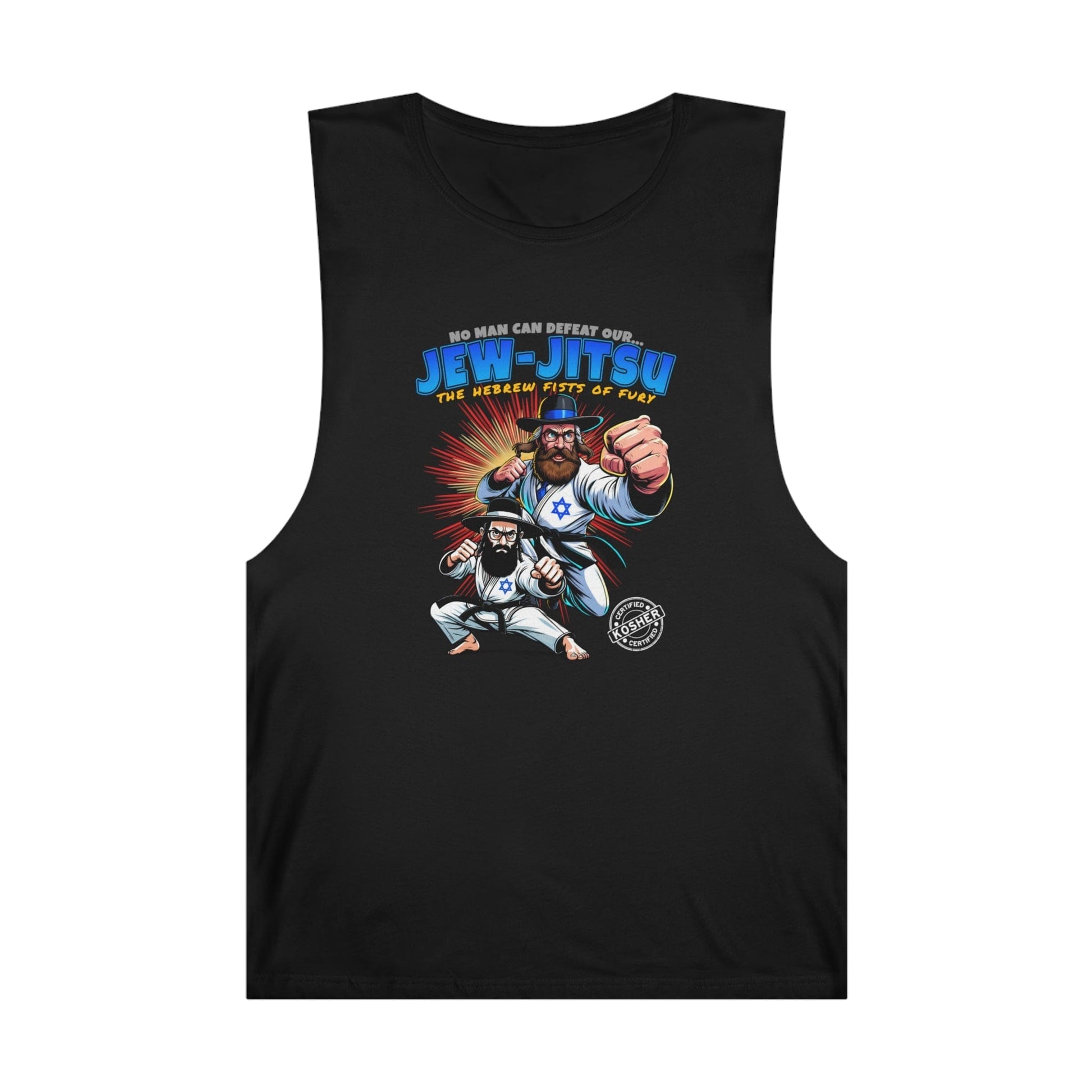 Jew Jitsu Tank Top Graphic Tees Australia Graphic T-Shirt Australia -  Cool Graphic T-Shirts Online -  Jew Jitsu Tank Top | Tank Tops & Singlets Australia