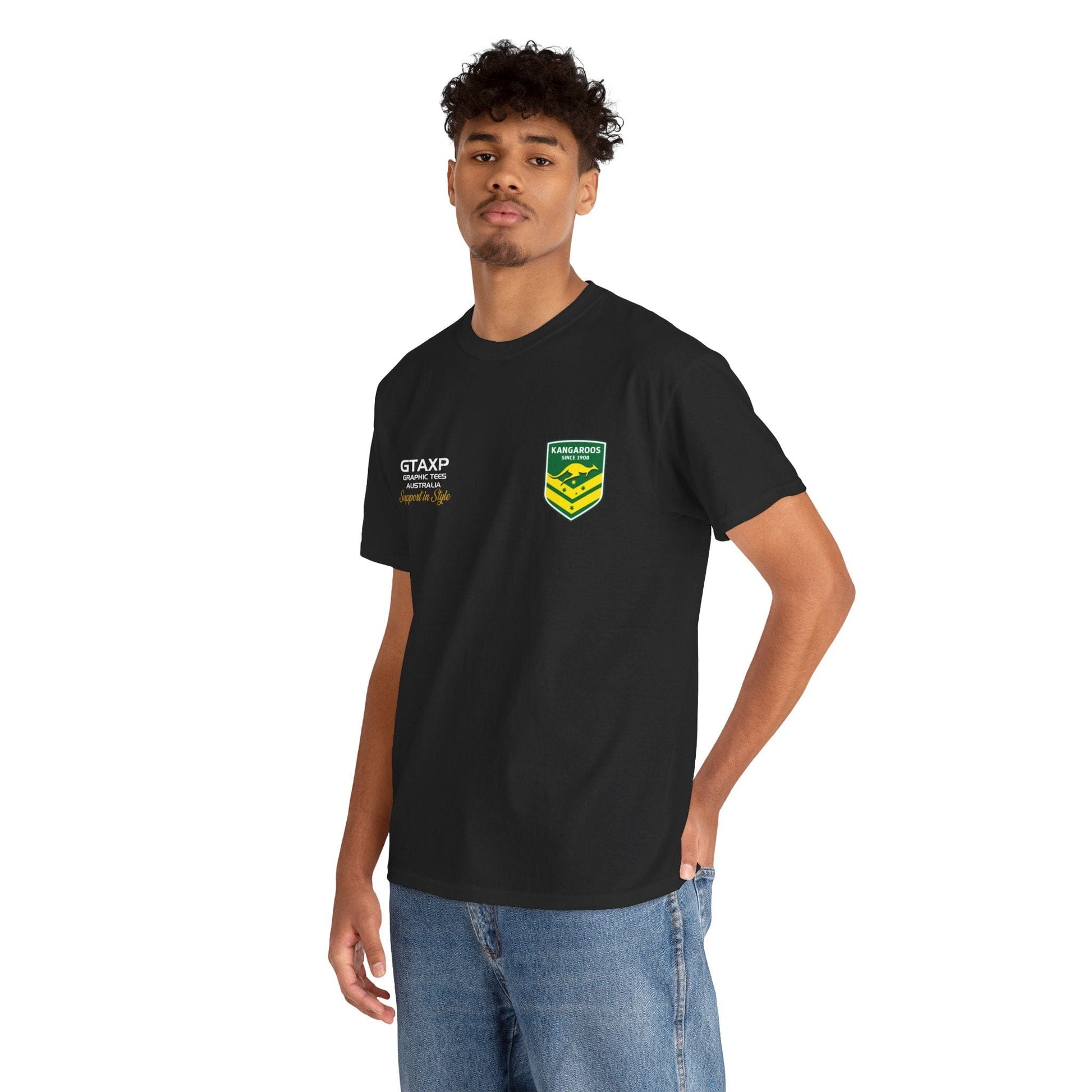 Josh Addo-Carr Kangaroos Graphic Tee Graphic Tees Australia Graphic T-Shirt Australia -  Cool Graphic T-Shirts Online -  Josh Addo Carr Kangaroos T-Shirt | Australian Kangaroos T-Shirt