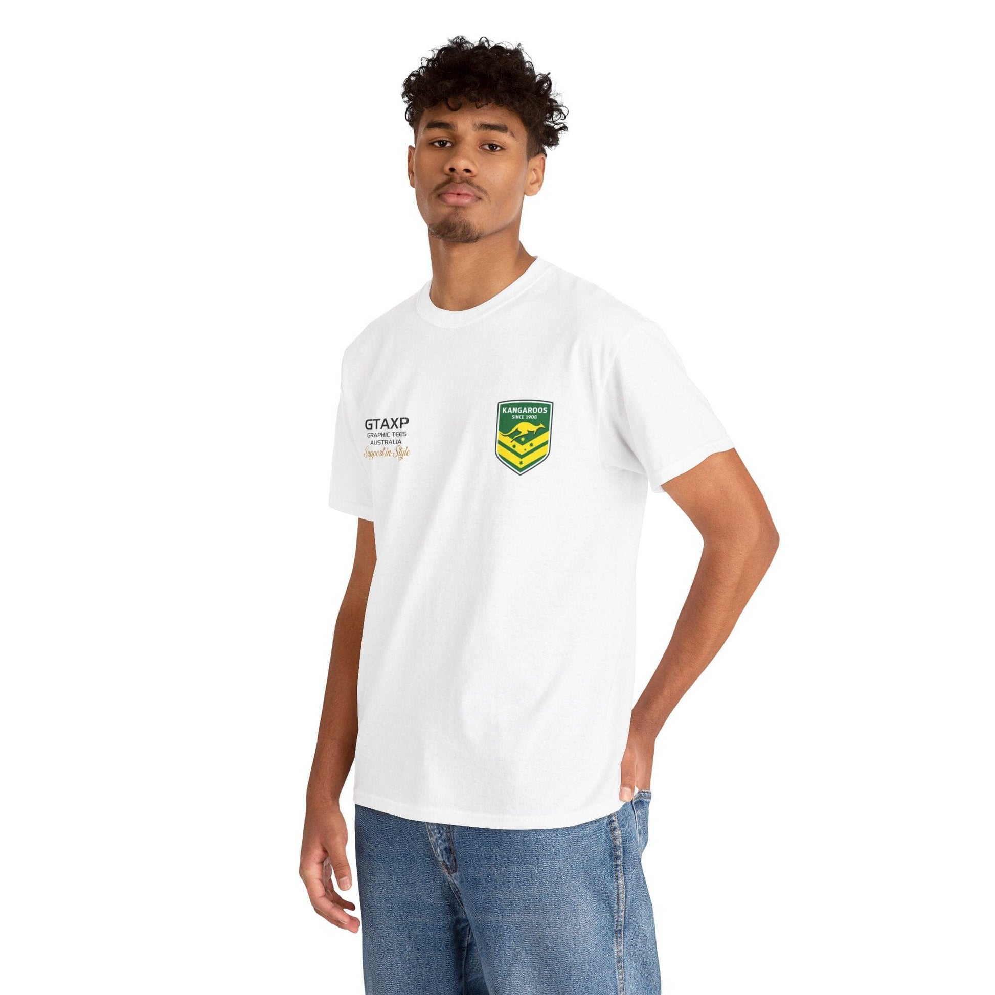 Josh Addo-Carr Kangaroos Graphic Tee Graphic Tees Australia Graphic T-Shirt Australia -  Cool Graphic T-Shirts Online -  Josh Addo Carr Kangaroos T-Shirt | Australian Kangaroos T-Shirt