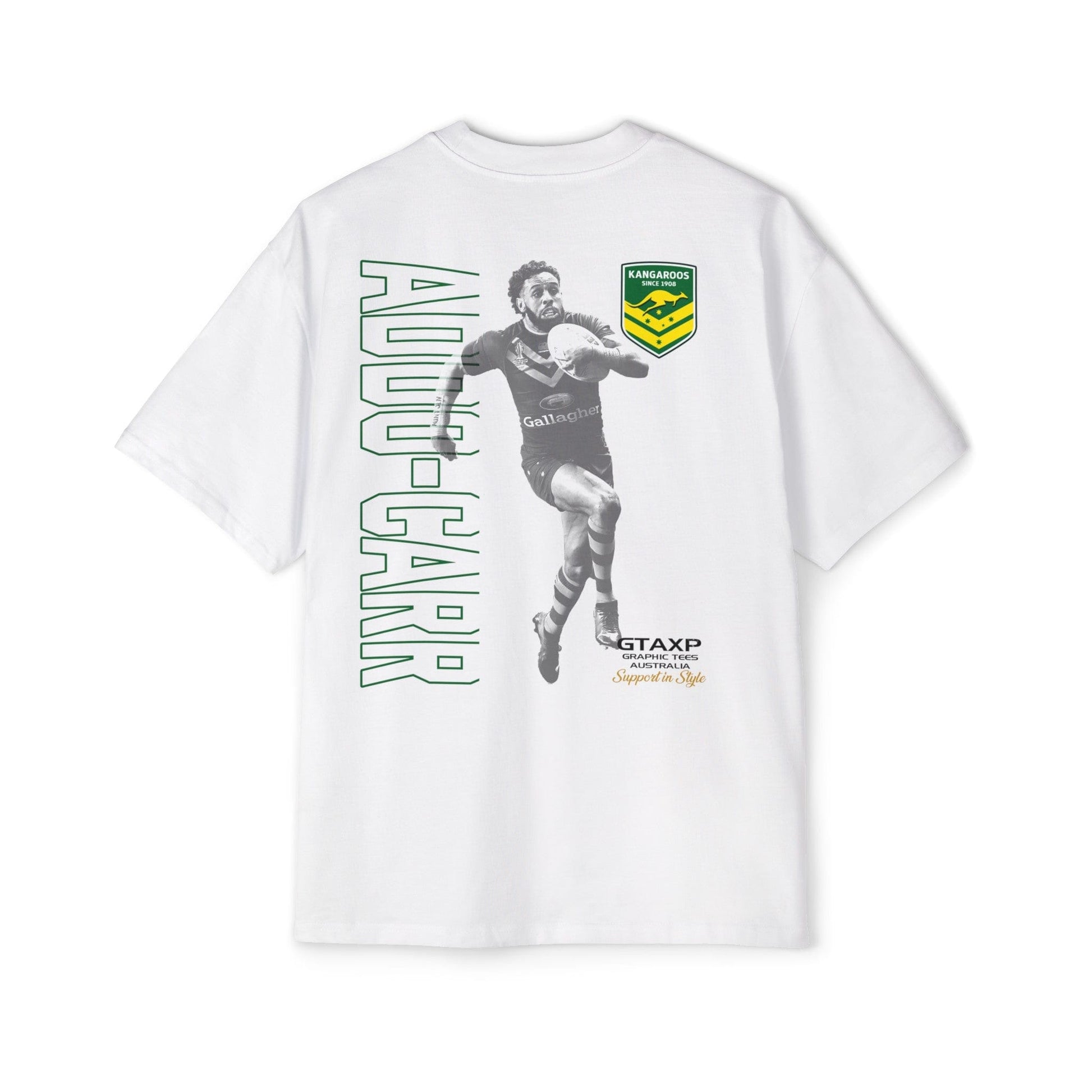 Josh Addo-Carr Kangaroos Oversized Tee Graphic Tees Australia Graphic T-Shirt Australia -  Cool Graphic T-Shirts Online -  Josh Addo Carr Kangaroos Oversized Tee | Kangaroos Australia Merch