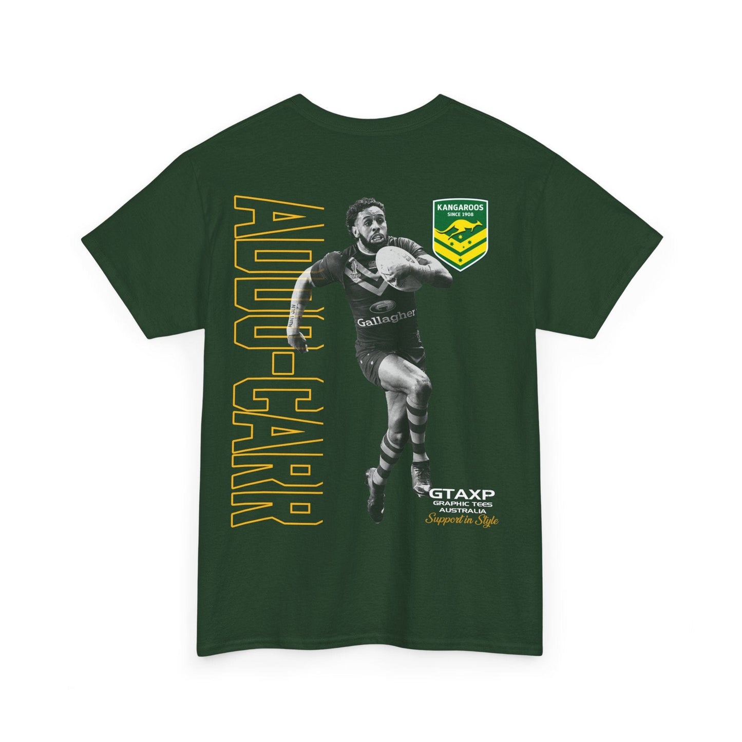 Josh Addo Carr Kangaroos TShirt Printify Graphic T-Shirt Australia -  Cool Graphic T-Shirts Online - 