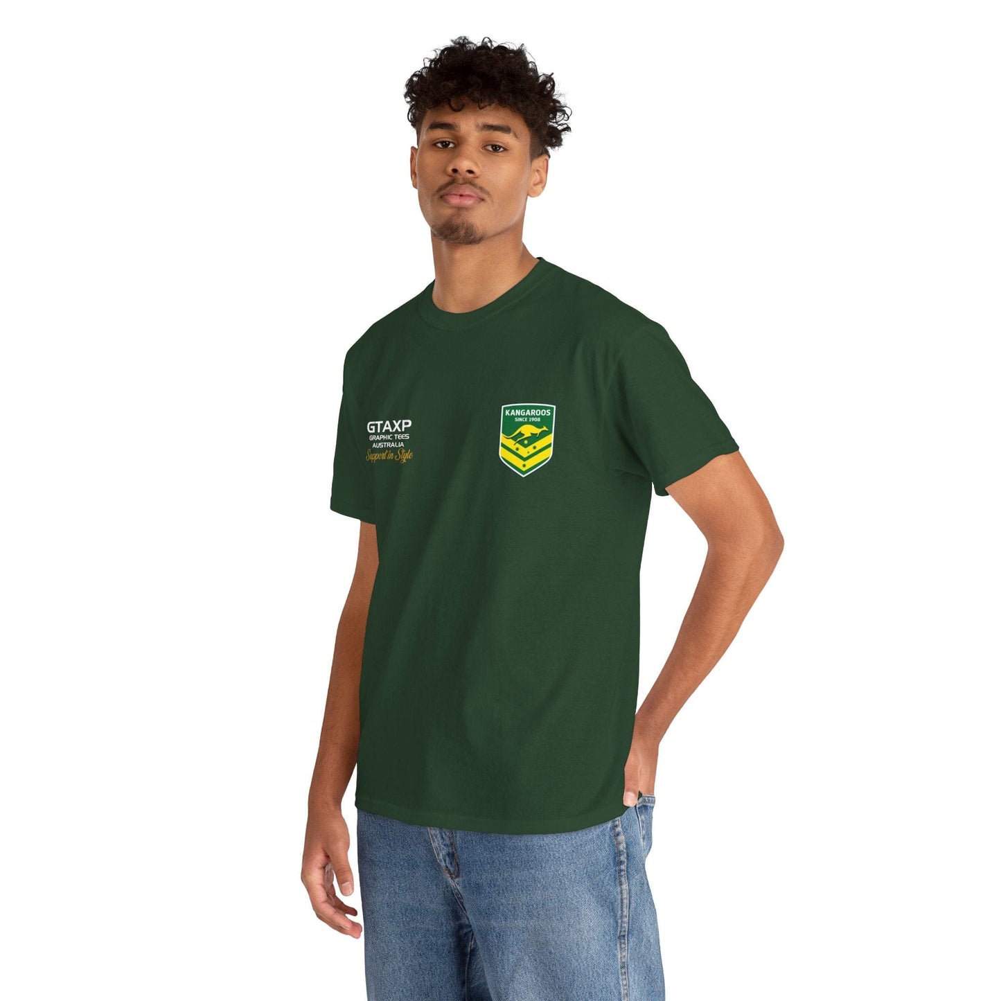 Josh Addo Carr Kangaroos TShirt Printify Graphic T-Shirt Australia -  Cool Graphic T-Shirts Online - 