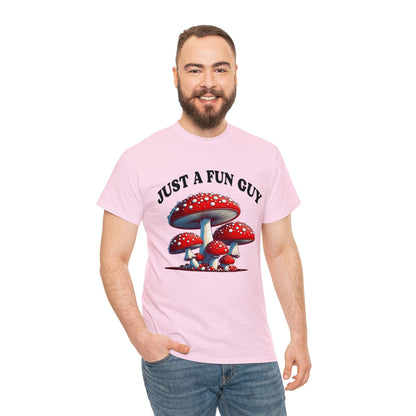 Just A Fun Guy Graphic Tee Graphic Tees Australia Light Pink / S Graphic T-Shirt Australia -  Cool Graphic T-Shirts Online -  Just A Fun Guy T-Shirt | Funny Graphic T-Shirts Australia