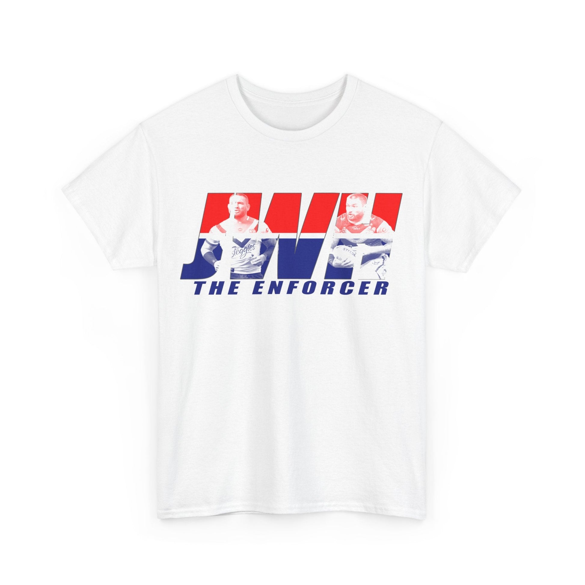 JWH The Enforcer Graphic Tee Graphic Tees Australia Graphic T-Shirt Australia -  Cool Graphic T-Shirts Online -  JWH The Enforcer T-Shirt | Sydney Roosters Merchandise