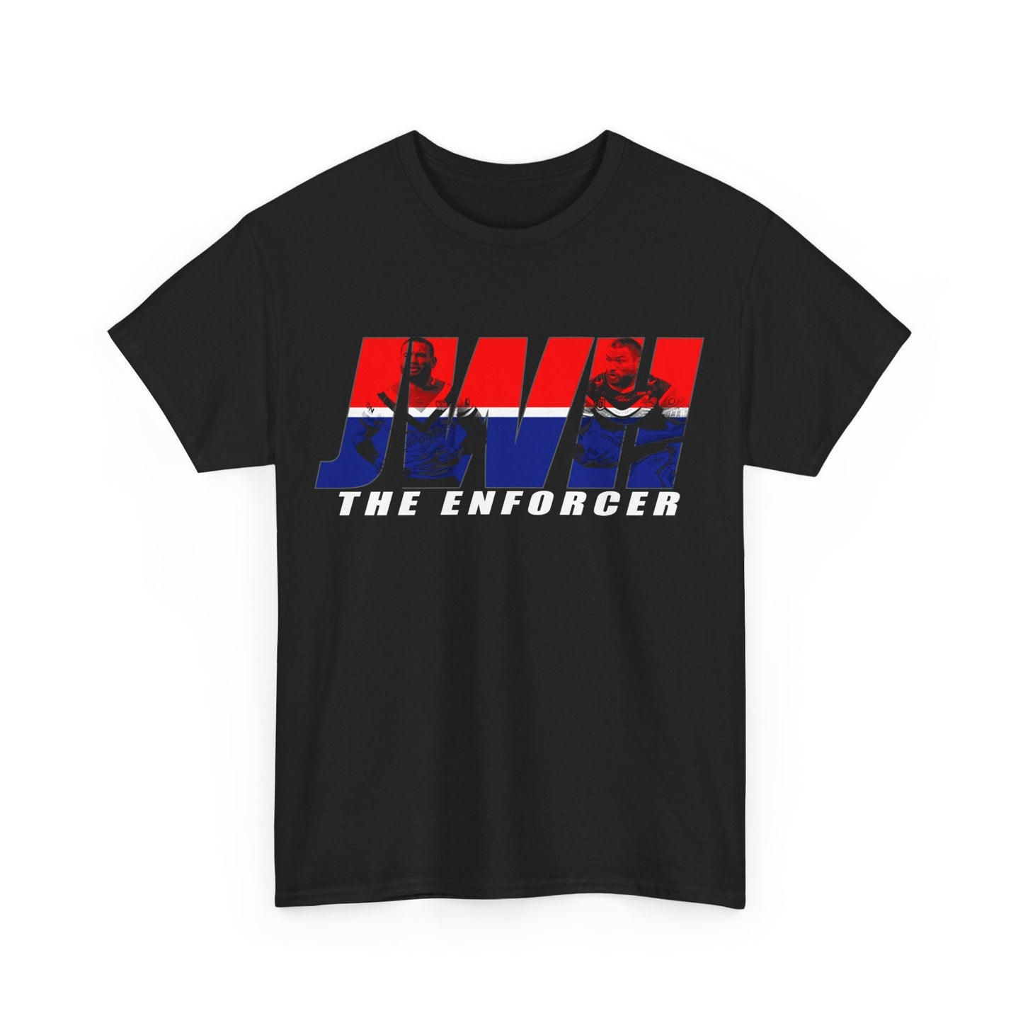 JWH The Enforcer Graphic Tee Graphic Tees Australia Graphic T-Shirt Australia -  Cool Graphic T-Shirts Online -  JWH The Enforcer T-Shirt | Sydney Roosters Merchandise