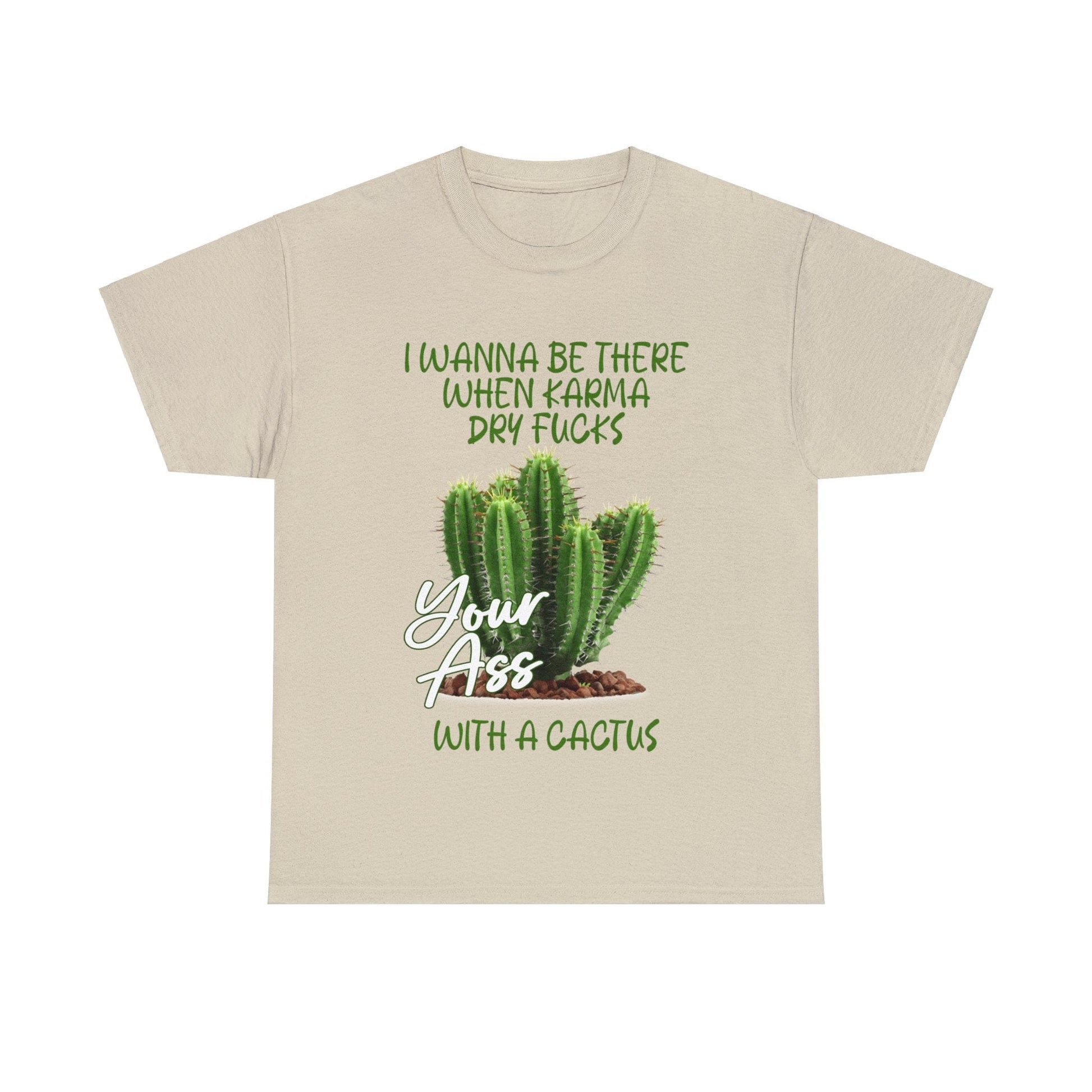 Karma Cactus Graphic Tee Graphic Tees Australia Graphic T-Shirt Australia -  Cool Graphic T-Shirts Online -  Karma Cactus T-Shirt | Rude & insulting T-Shirt Australia