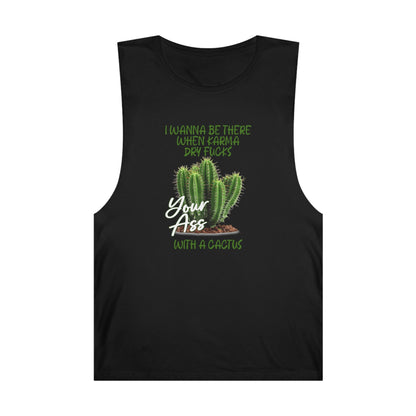 Karma Cactus Tank Top Graphic Tees Australia Graphic T-Shirt Australia -  Cool Graphic T-Shirts Online -  Karma Cactus Tank Top | Cool Tank Tops & Singlets Australia