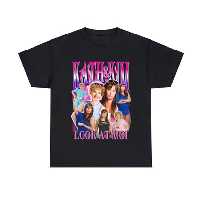 Kath And Kim Look At Moi Graphic Tee Graphic Tees Australia Black / S Graphic T-Shirt Australia -  Cool Graphic T-Shirts Online -  Kath And Kim Look At Moi T Shirt | Funny Aussie T-Shirts