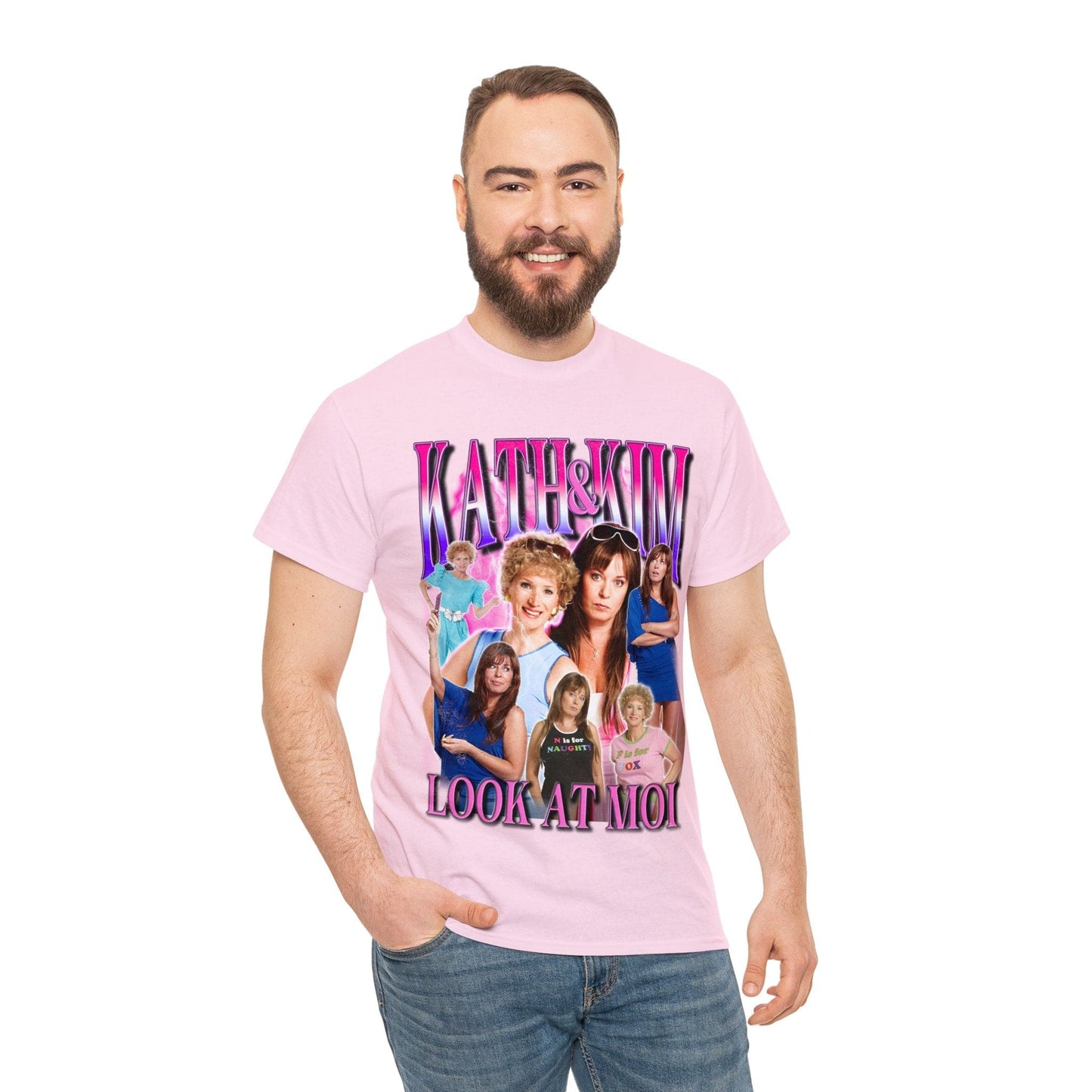 Kath And Kim Look At Moi Graphic Tee Graphic Tees Australia Graphic T-Shirt Australia -  Cool Graphic T-Shirts Online -  Kath And Kim Look At Moi T Shirt | Funny Aussie T-Shirts