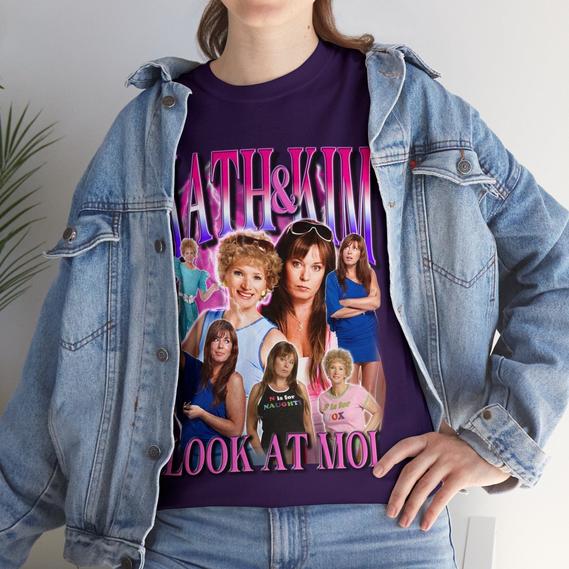 Kath And Kim Look At Moi Graphic Tee Graphic Tees Australia Graphic T-Shirt Australia -  Cool Graphic T-Shirts Online -  Kath And Kim Look At Moi T Shirt | Funny Aussie T-Shirts