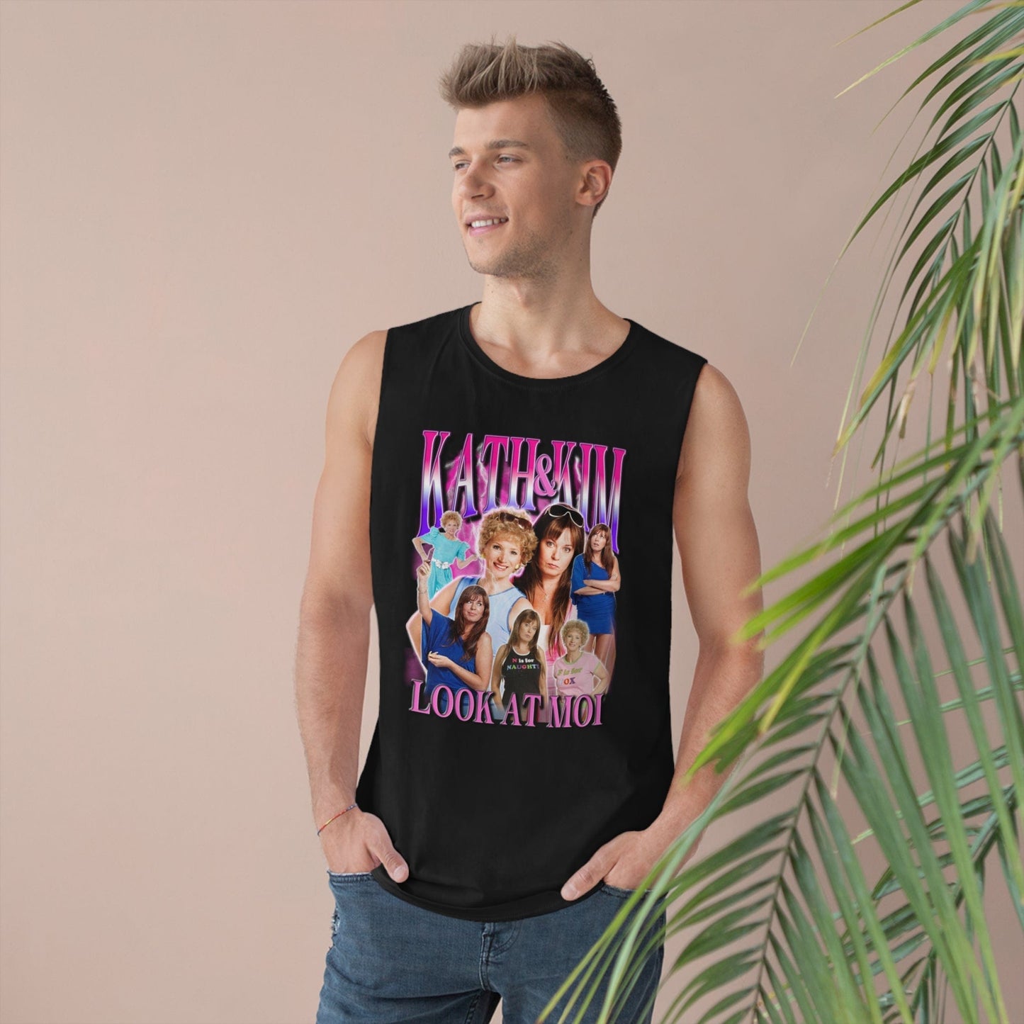 Kath And Kim Look At Moi Tank Top Graphic Tees Australia Graphic T-Shirt Australia -  Cool Graphic T-Shirts Online - 