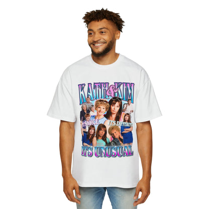 Kath And Kim Unusual Oversized Tee Graphic Tees Australia Graphic T-Shirt Australia -  Cool Graphic T-Shirts Online - 