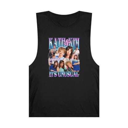 Kath And Kim Unusual Tank Top Graphic Tees Australia Black / XS Graphic T-Shirt Australia -  Cool Graphic T-Shirts Online - 