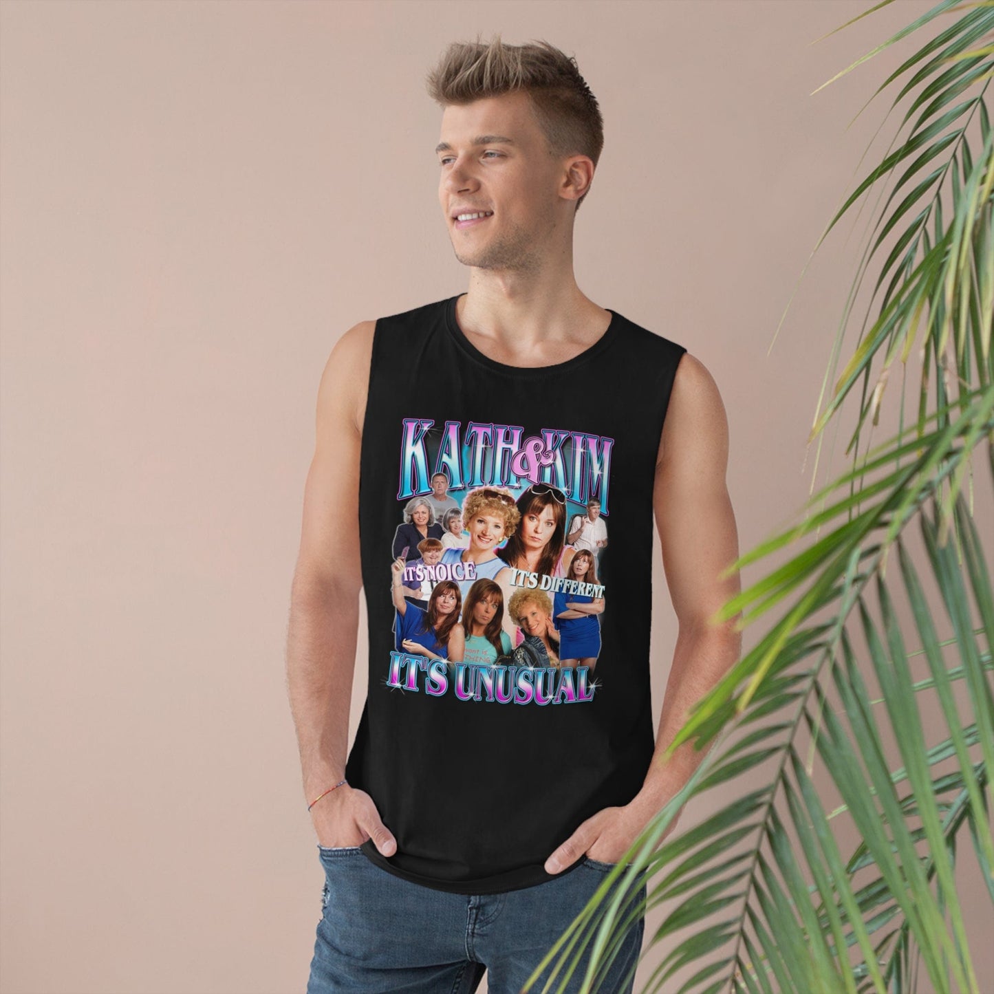 Kath And Kim Unusual Tank Top Graphic Tees Australia Graphic T-Shirt Australia -  Cool Graphic T-Shirts Online - 