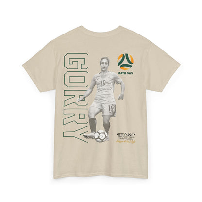 Katrina Gorry Matildas Duo Graphic Tee Graphic Tees Australia Graphic T-Shirt Australia -  Cool Graphic T-Shirts Online -  Katrina Gorry Matildas Duo T-Shirt | Matildas Australia Merchandise