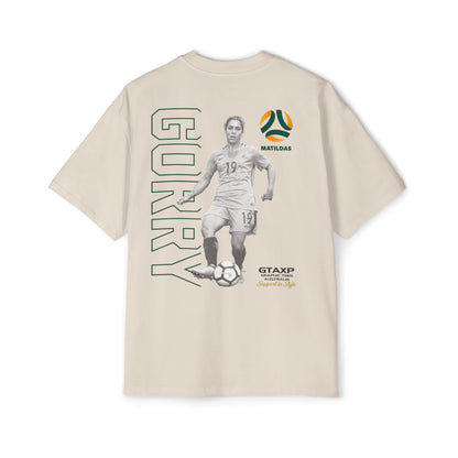 Katrina Gorry Matildas Duo Oversized Tee Graphic Tees Australia Graphic T-Shirt Australia -  Cool Graphic T-Shirts Online -  Katrina Gorry Matildas Duo Oversized Tee | Matildas Graphic T-Shirt