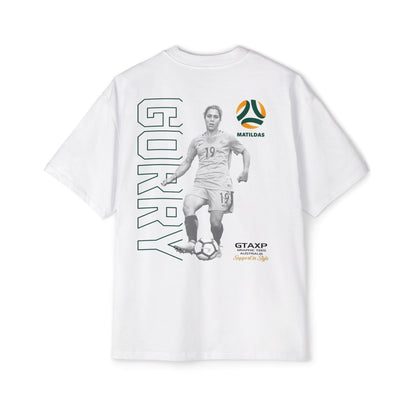 Katrina Gorry Matildas Duo Oversized Tee Graphic Tees Australia Graphic T-Shirt Australia -  Cool Graphic T-Shirts Online -  Katrina Gorry Matildas Duo Oversized Tee | Matildas Graphic T-Shirt