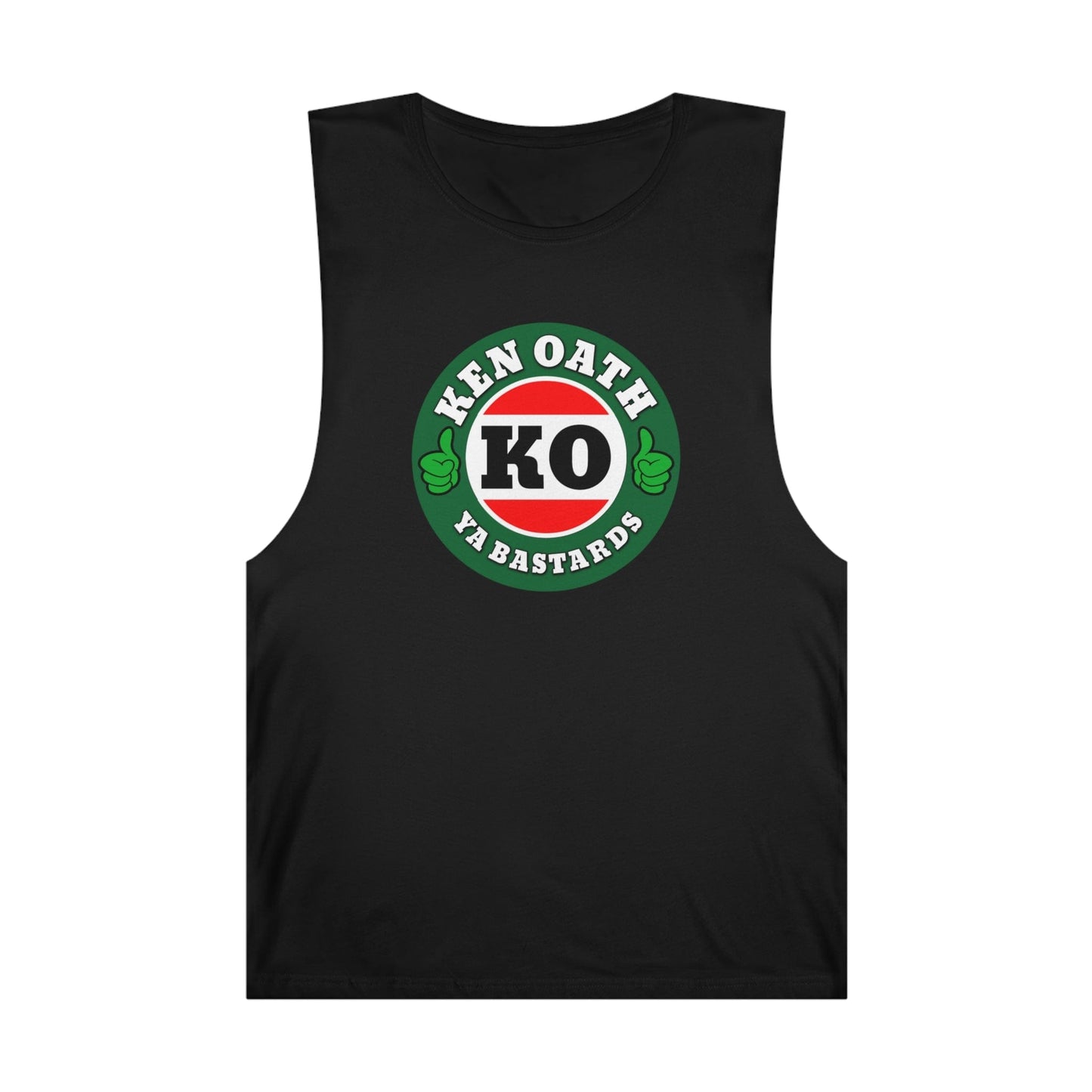 Ken Oath Ya Bastards Tank Top Graphic Tees Australia Graphic T-Shirt Australia -  Cool Graphic T-Shirts Online -  Ken Oath Ya Bastards Tank Top | Funny Aussie Tank Tops 