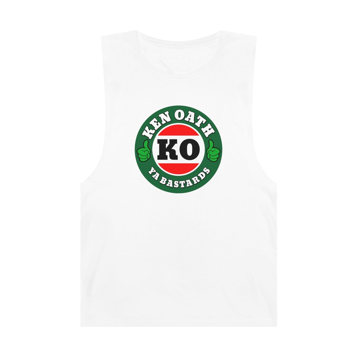 Ken Oath Ya Bastards Tank Top Graphic Tees Australia Graphic T-Shirt Australia -  Cool Graphic T-Shirts Online -  Ken Oath Ya Bastards Tank Top | Funny Aussie Tank Tops 