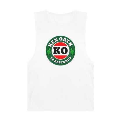 Ken Oath Ya Bastards Tank Top Graphic Tees Australia Graphic T-Shirt Australia -  Cool Graphic T-Shirts Online -  Ken Oath Ya Bastards Tank Top | Funny Aussie Tank Tops 