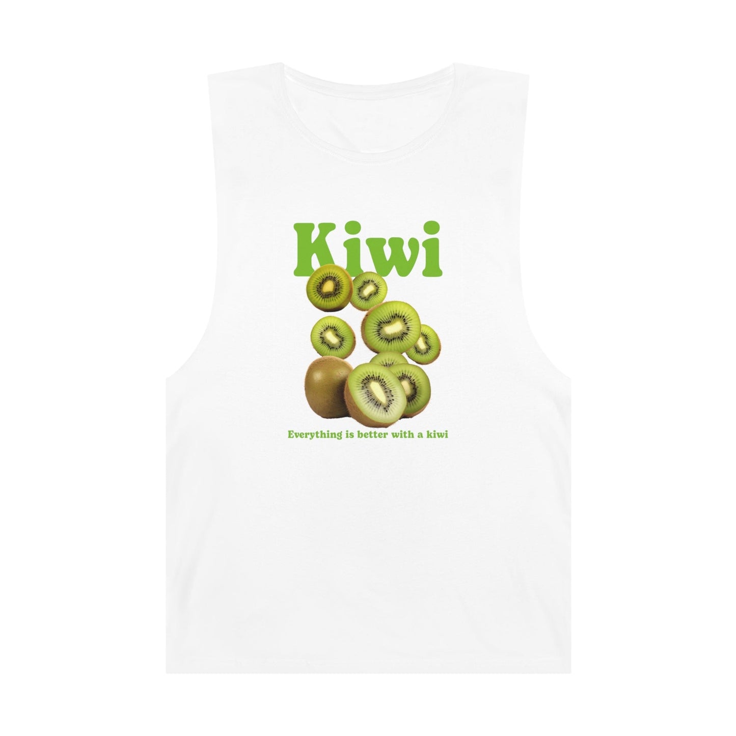 Kiwi Fruit Tank Top Graphic Tees Australia Graphic T-Shirt Australia -  Cool Graphic T-Shirts Online -  Kiwi Fruit Tank Top | Cool Tank Tops & Singlets Online Australia