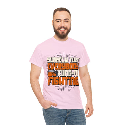 Kung Fu Fighting Graphic Tee Graphic Tees Australia Light Pink / S Graphic T-Shirt Australia -  Cool Graphic T-Shirts Online -  Kung Fu Fighting T-Shirt | Funny T-Shirts Australia