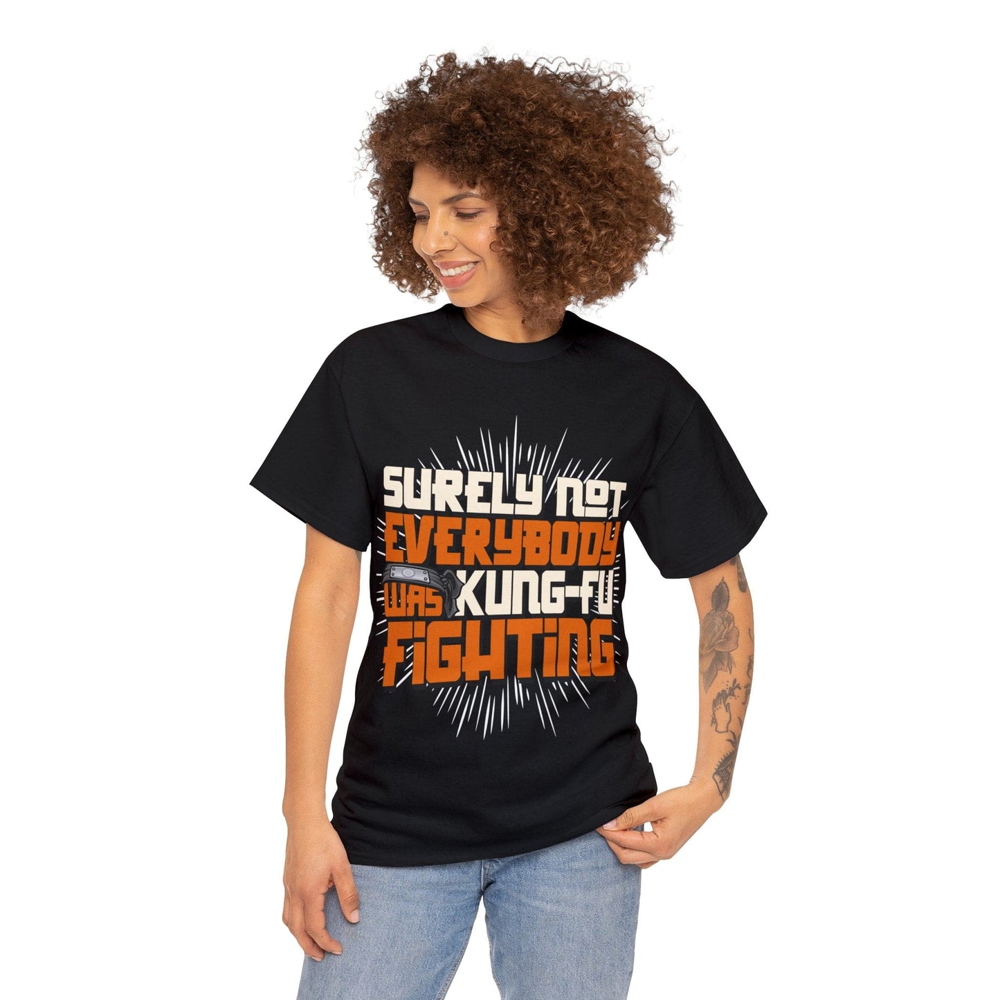 Kung Fu Fighting Graphic Tee Graphic Tees Australia Graphic T-Shirt Australia -  Cool Graphic T-Shirts Online -  Kung Fu Fighting T-Shirt | Funny T-Shirts Australia