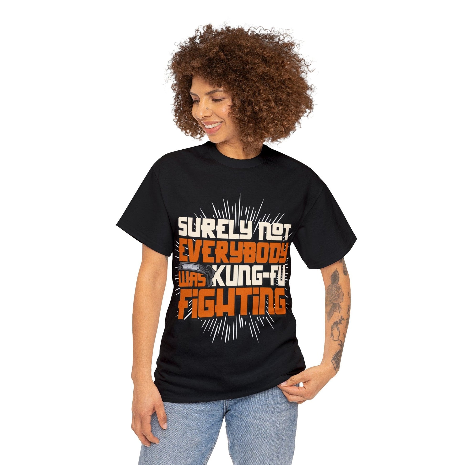 Kung Fu Fighting Graphic Tee Graphic Tees Australia Graphic T-Shirt Australia -  Cool Graphic T-Shirts Online -  Kung Fu Fighting T-Shirt | Funny T-Shirts Australia