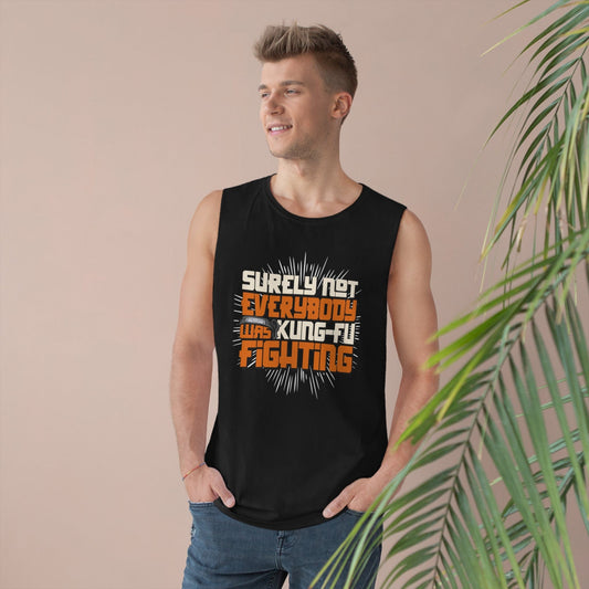 Kung Fu Fighting Tank Top Graphic Tees Australia Black / XS Graphic T-Shirt Australia -  Cool Graphic T-Shirts Online -  Kung Fu Fighting Tank Top | Cool Tank Tops Australia