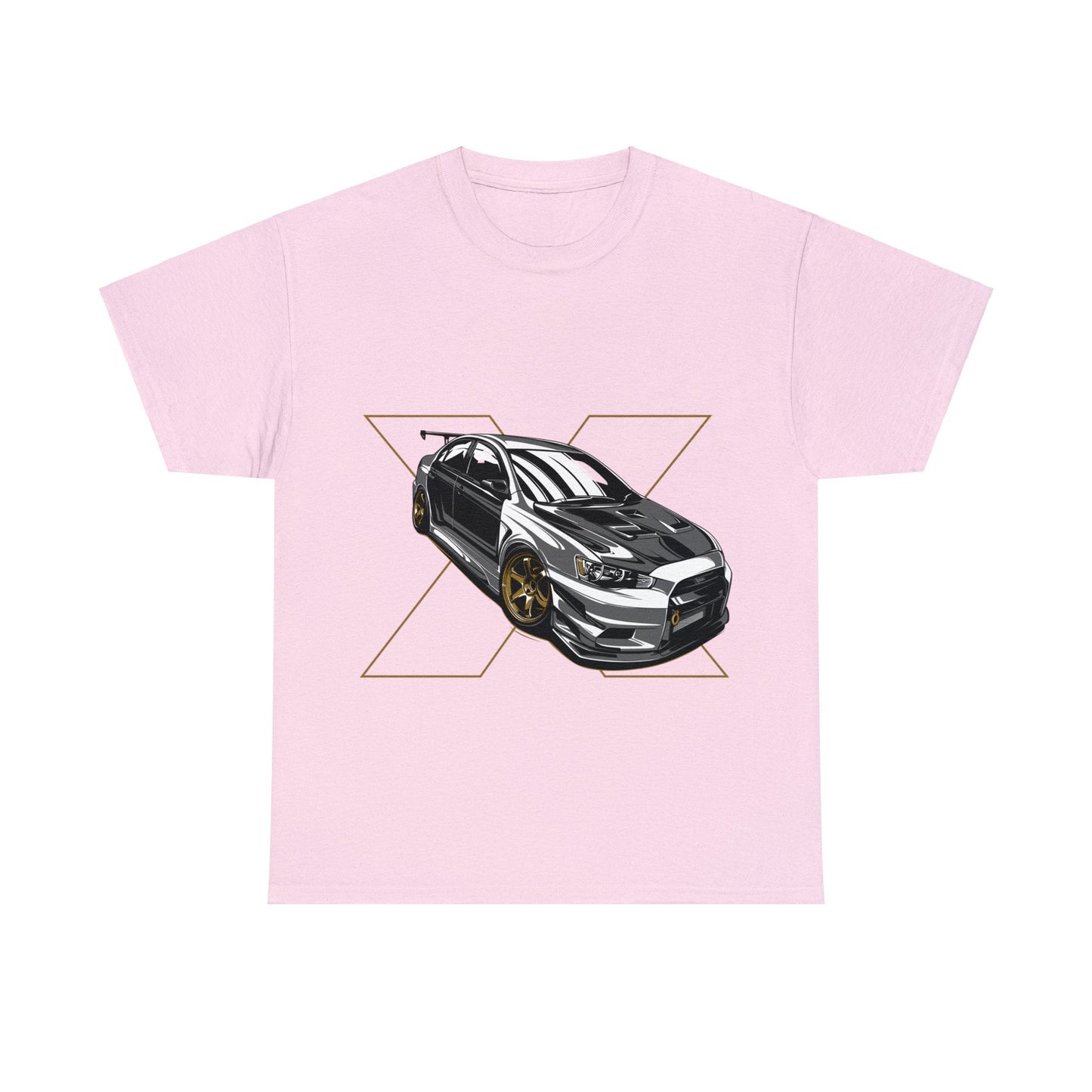 Lancer EVO X JDM Graphic Tee Graphic Tees Australia Light Pink / S Graphic T-Shirt Australia -  Cool Graphic T-Shirts Online -  Lancer EVO X JDM T-Shirt | JDM Racewear Australia