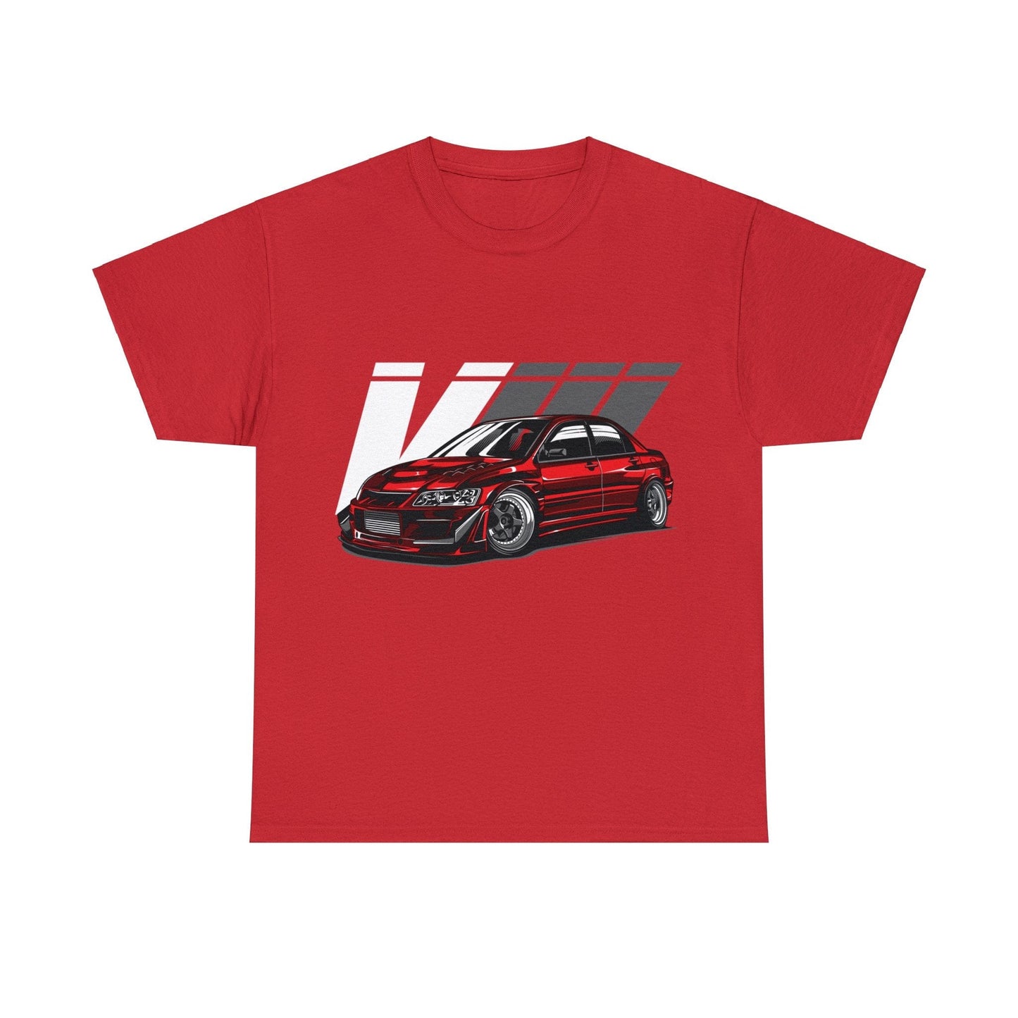 Lancer Evolution VIII JDM Graphic Tee Graphic Tees Australia Red / S Graphic T-Shirt Australia -  Cool Graphic T-Shirts Online -  Lancer EVO III JDM T-Shirt | JDM Racewear Australia