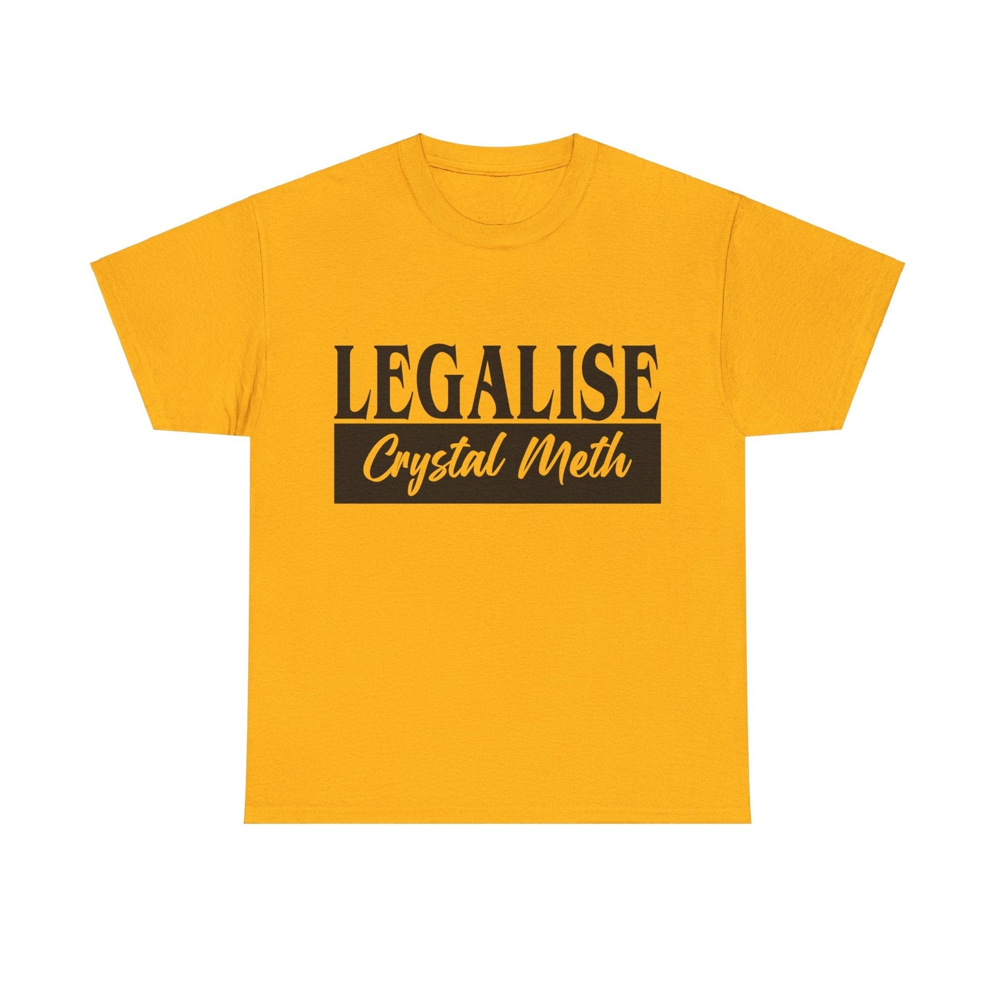 Legalise Crystal Meth Graphic Tee Graphic Tees Australia Graphic T-Shirt Australia -  Cool Graphic T-Shirts Online -  Legalise Crystal Meth T-Shirt | Really Offensive T-Shirts Australia