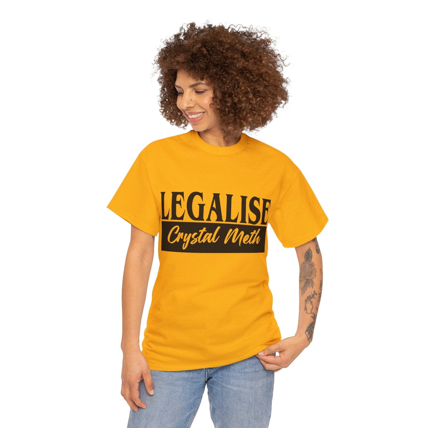 Legalise Crystal Meth Graphic Tee Graphic Tees Australia Graphic T-Shirt Australia -  Cool Graphic T-Shirts Online -  Legalise Crystal Meth T-Shirt | Really Offensive T-Shirts Australia