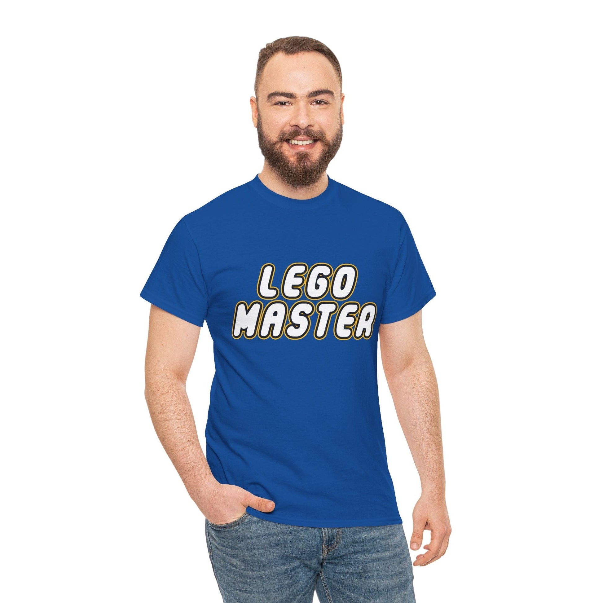 Lego Master Graphic Tee Graphic Tees Australia Royal / S Graphic T-Shirt Australia -  Cool Graphic T-Shirts Online -  Lego Master T-Shirt | Cool Graphic Tees Online Australia