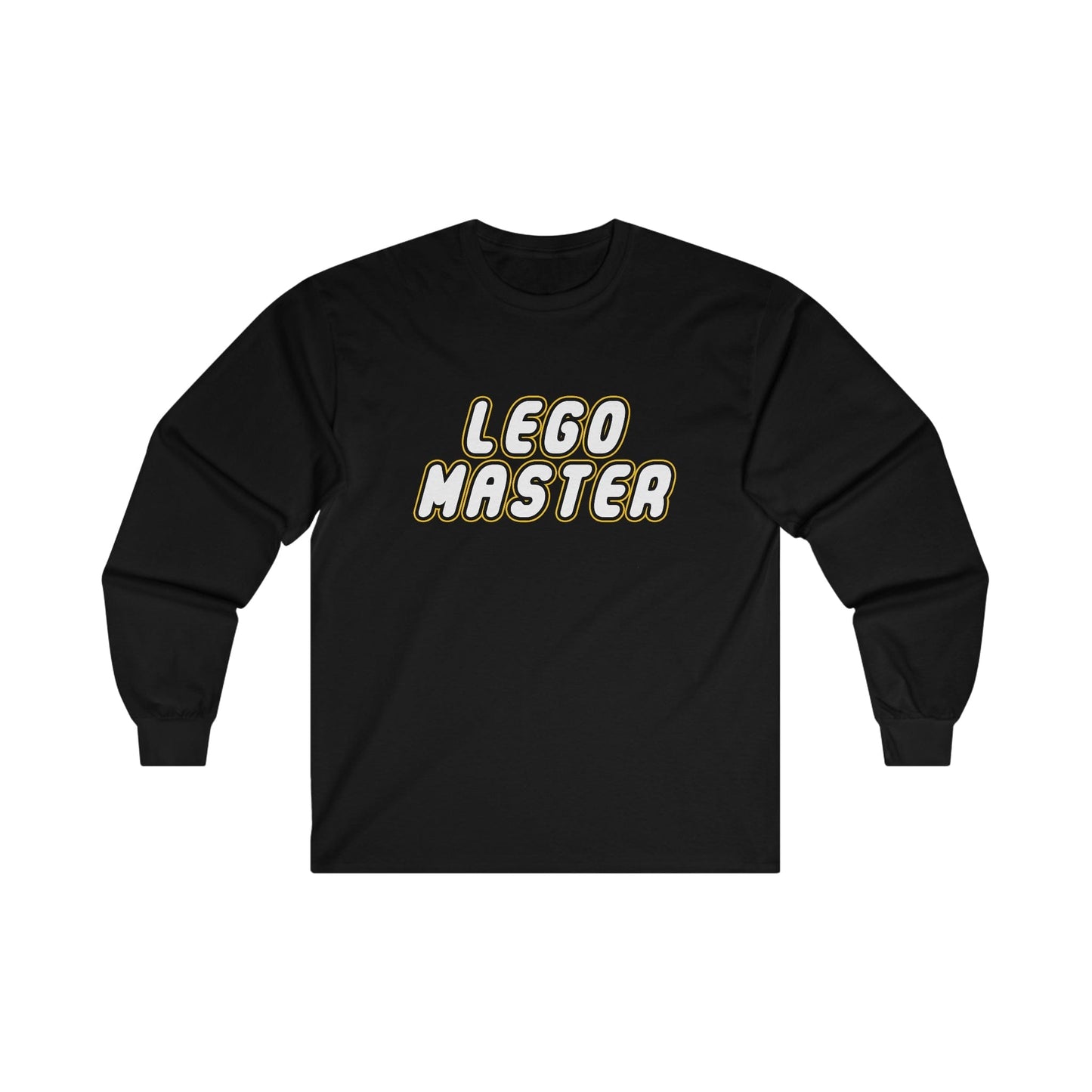 Lego Master Long Sleeve Graphic Tees Australia S / Black Graphic T-Shirt Australia -  Cool Graphic T-Shirts Online - 