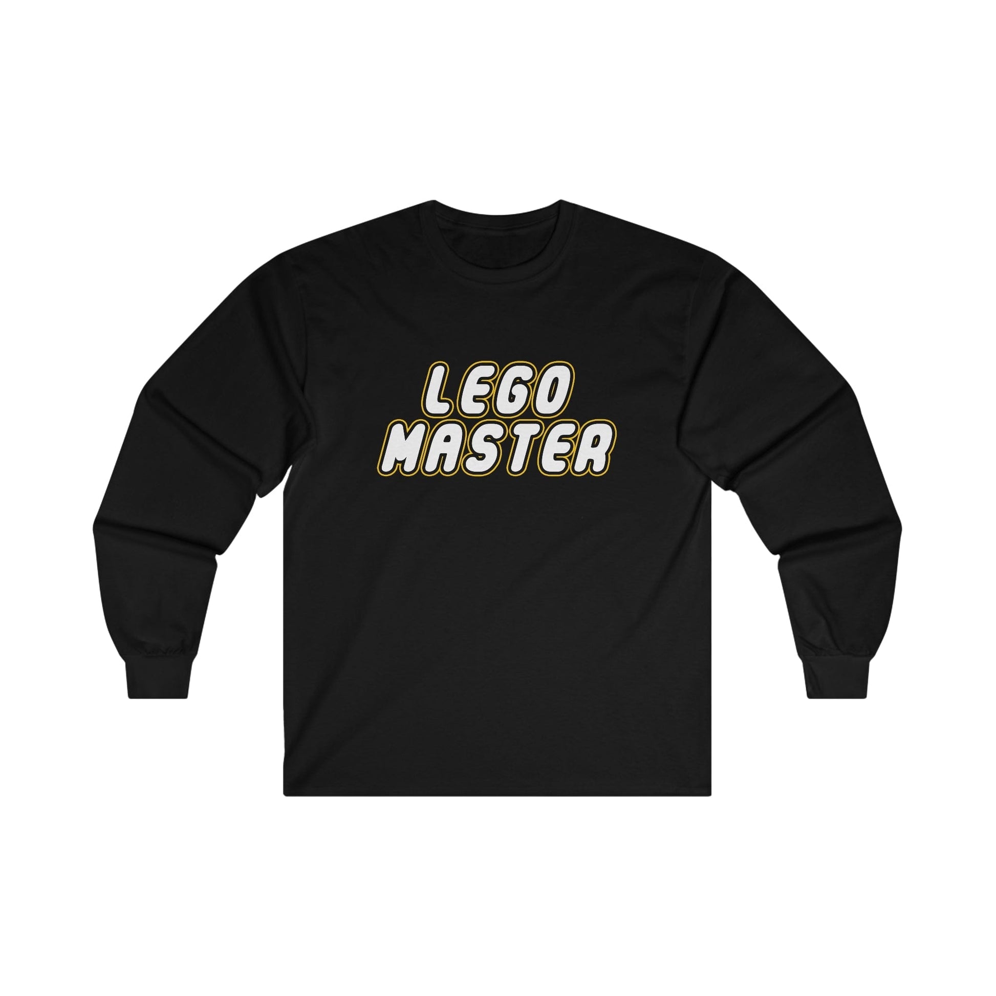 Lego Master Long Sleeve Graphic Tees Australia S / Black Graphic T-Shirt Australia -  Cool Graphic T-Shirts Online - 