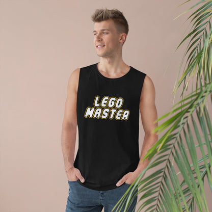 Lego Master Tank Top Graphic Tees Australia Black / XS Graphic T-Shirt Australia -  Cool Graphic T-Shirts Online - 